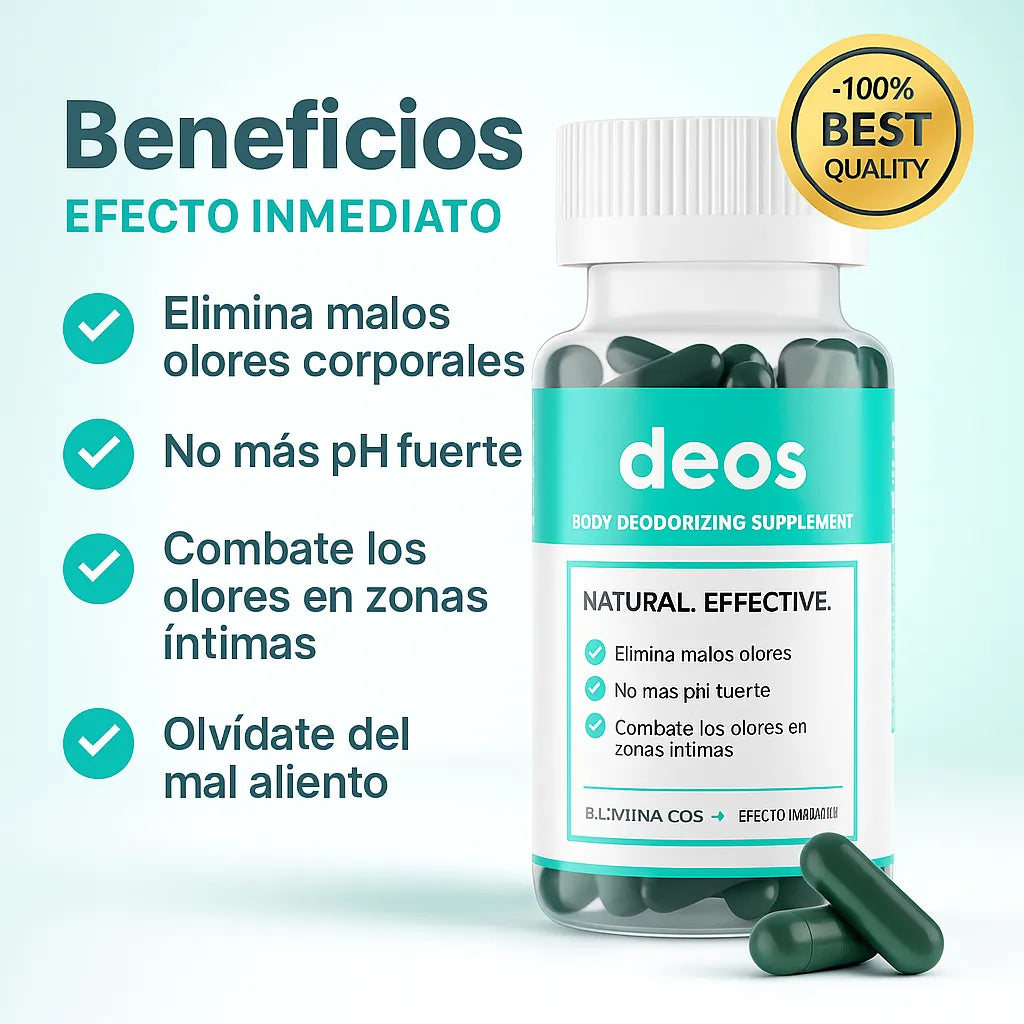 DEOS SUPLEMENTO DESODORANTE EN CAPSULAS