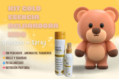 KIT GOLD ESENCIA ACLARADORA KIDS