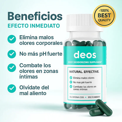 DEOS SUPLEMENTO DESODORANTE EN CAPSULAS